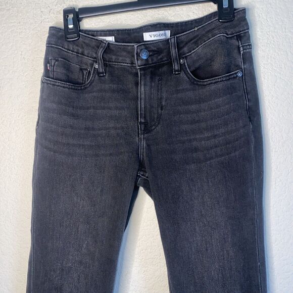 Vigoss Marley Bootcut Black Jeans Size 27 Women's Hem Inseam 25.5 Stretch - Picture 2 of 8